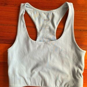 Girlfriend Collective blue sports bra top size small